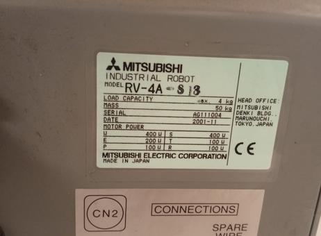 MITSUBISHI INDUSTRIAL ROBOT RV - 4A S13 P260305589