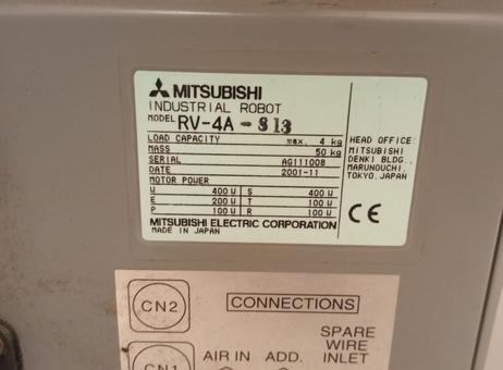 MITSUBISHI INDUSTRIAL ROBOT RV - 4A S13 P260305589