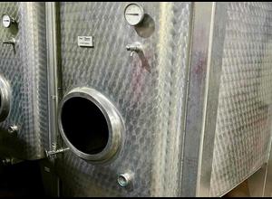 ERNST MÖSCHLE-Rectangular stainless steel tank - Flat bottom - Waxed exterior finish -75 HL- 3 units