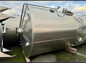 ALBRIGI-304 stainless steel tank - Enclosed - Flat bottom on feet - 135 HL- 5 units