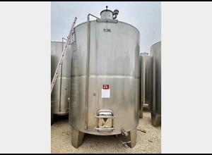 ARSILAC-304 stainless steel tank - Closed - On feet -153 HL