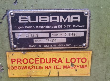 EUBAMA 8.1 P260322037
