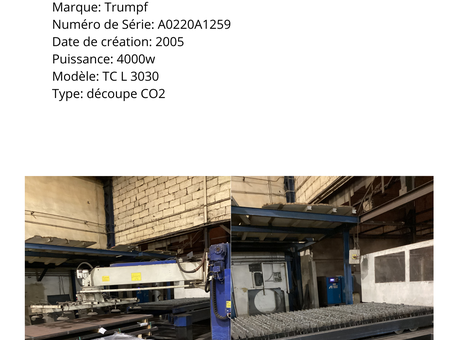 trumpf TC L 3030 P260323087