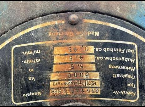 Demag 5000kg P260326328