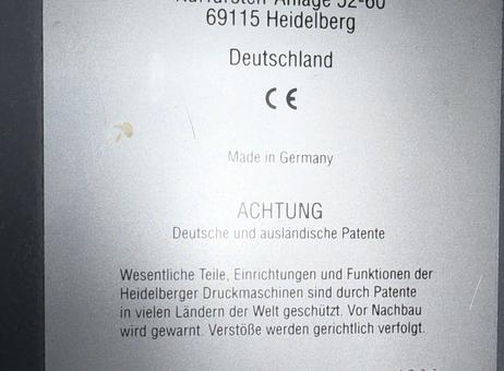 Heidelberg SM74 - 5 P260331306