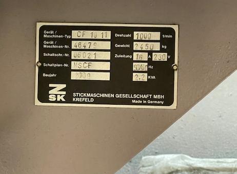 ZSK CF 10 11 P260414266