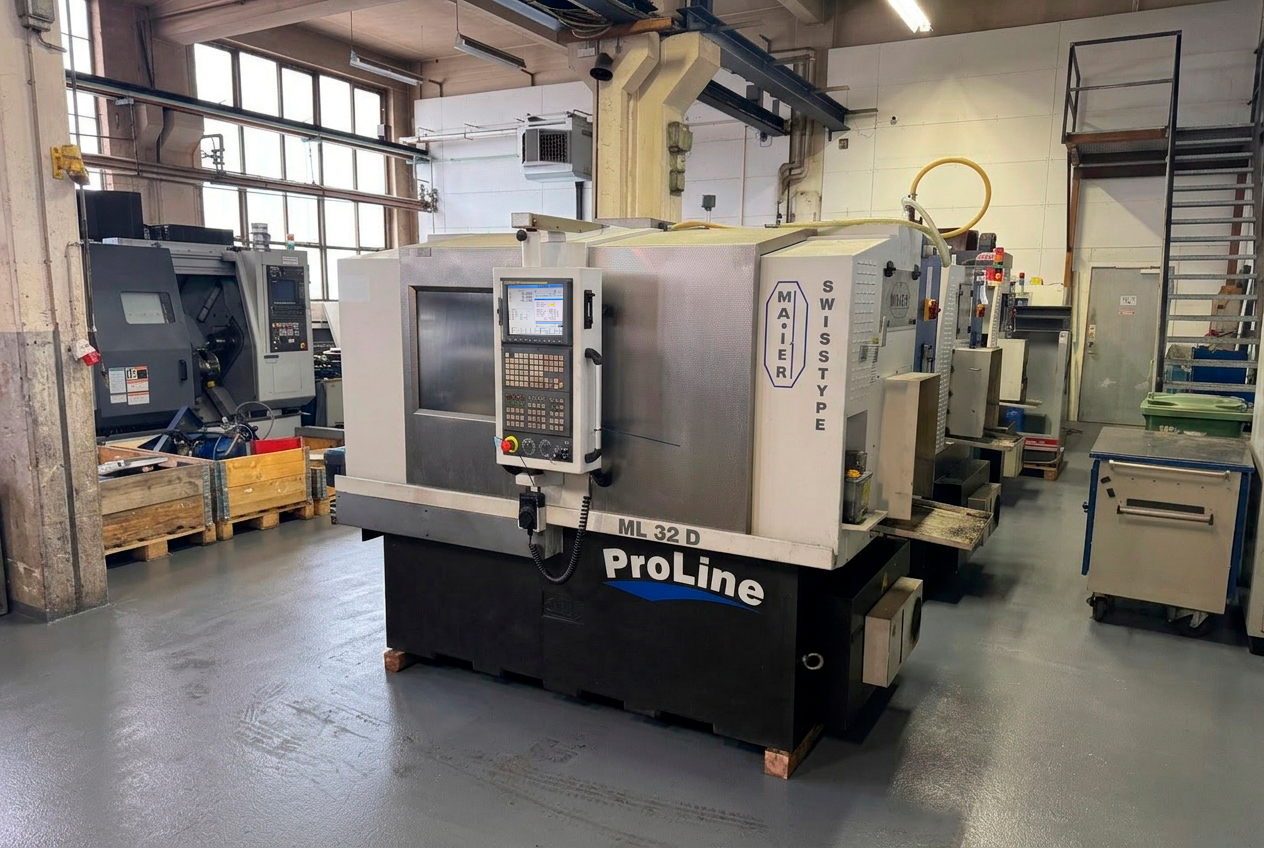 Proline Machine Olg Maier ML 32D Proline Swiss-type lathe Used machines - Exapro