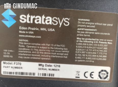 Stratasys F370 P260423289