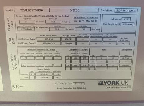 York YCAL0317SBXA P260424721