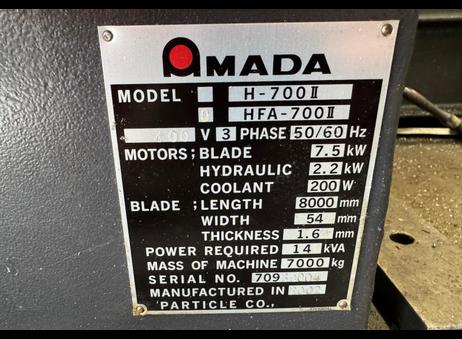 Amada 700 P260428182
