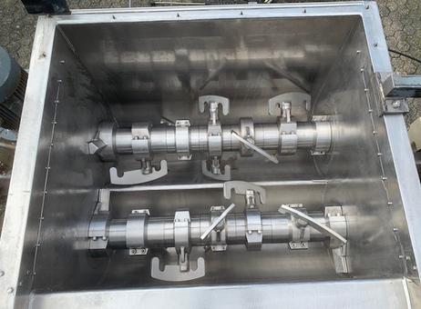 unbekannt, wahrscheinlich Europäischer Hersteller 1000 liter Inhalt, 2 Wellen Paddelmischer, Kneter P260430402