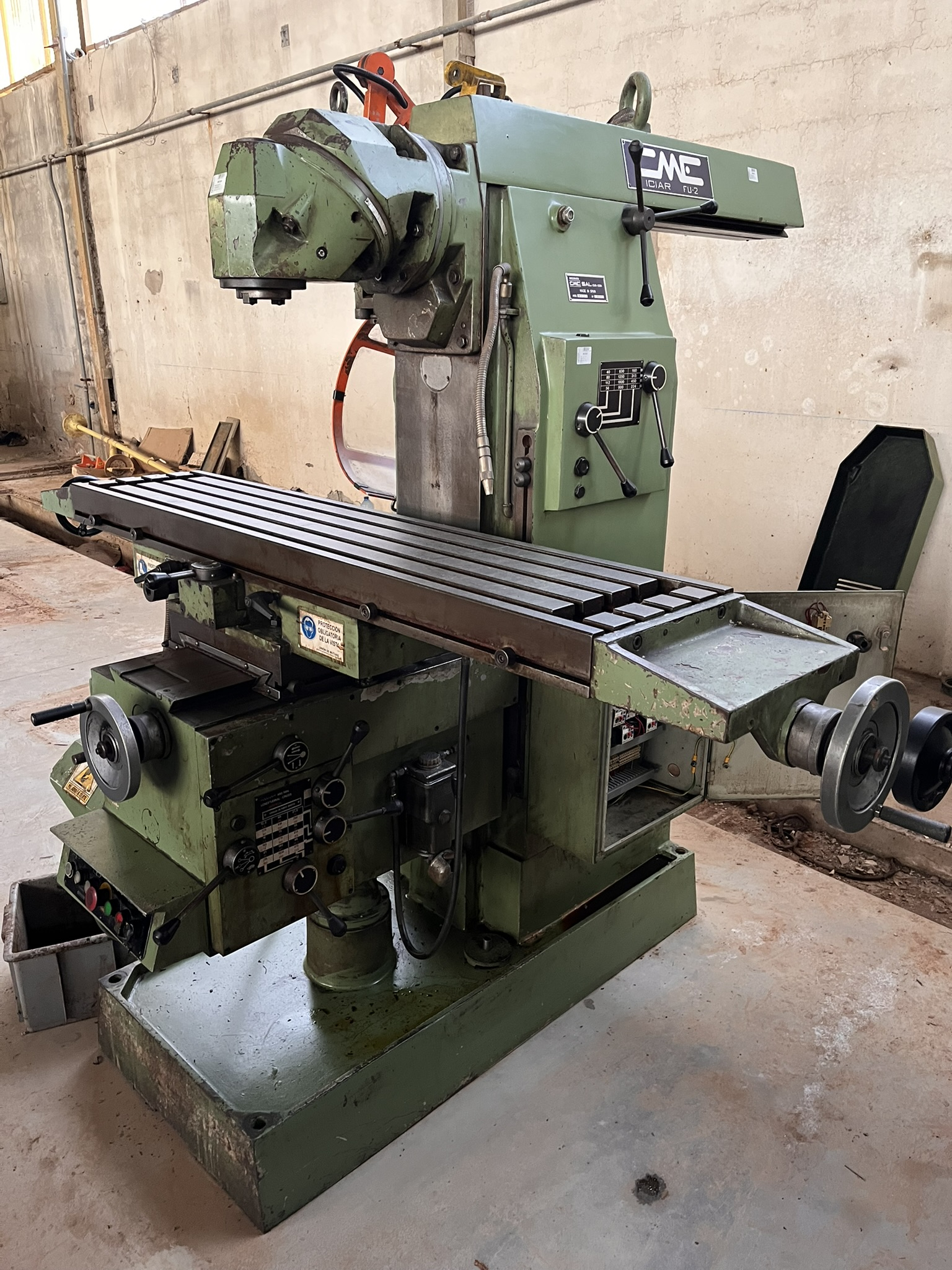 Machine's specifications - CME FU-2 Used machines - Exapro