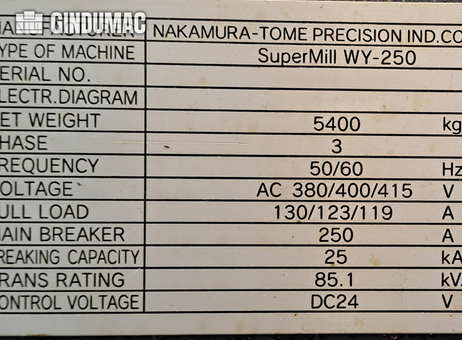 NAKAMURA-TOME WY 250 P260508153