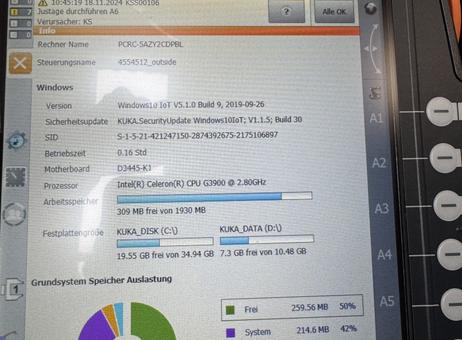 KUKA KR10 R1100-2 / SEL KRC4 P260513238