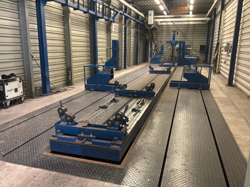 Online Auction: Production line for long-form steel and robotic welding from KSK GmbH