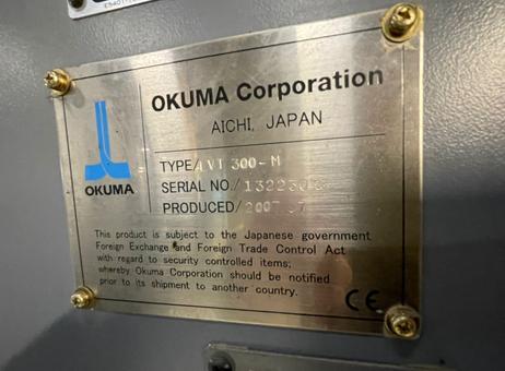 OKUMA LVT 300-M P250320123