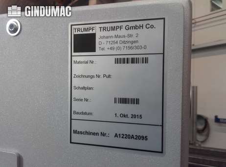 TRUMPF TruLaser 3030 L20 P260603108