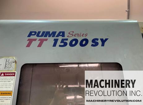 DOOSAN Puma TT 1500 SY CNC Lathe LiveTooling / C-Axis / Y-Axis / Twin Turret / Twin Spindle / Bar Feeder P260608259