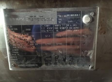 APV Sterile Milk Tank P2606091149