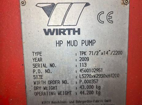 Wirth TPK 7½” × 14” / 2200 P260609337