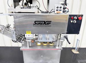 Automatic SureKap SK6000-15 6-spindle inline screw capper with hopper