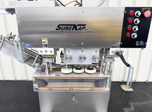 Automatic SureKap SK6000-15 6-spindle inline screw capper with hopper