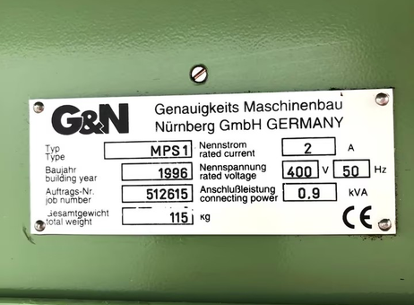 G&N Kugelmüller MPS 1 P260614136