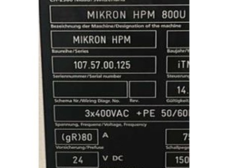 GF Mikron 800U HD P260622135