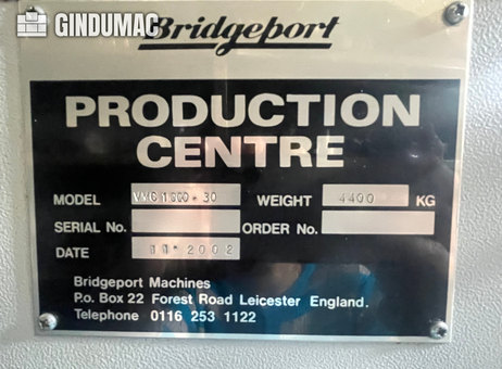 Bridgeport VMC 1000/30 P260622167