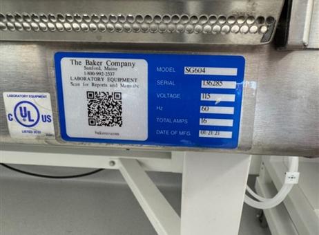 Baker Company SG604 P260625037