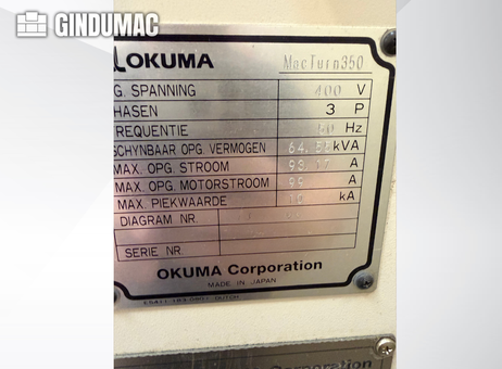 Okuma MacTurn350-W P260629097