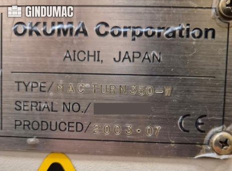 Okuma MacTurn350-W P260629097