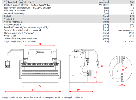 ERMAKSAN SPEED BEND PRO 3100*220 P260421111