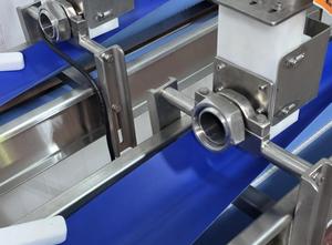Dual Line Taco Folding Conveyor For Continuous Fryer
