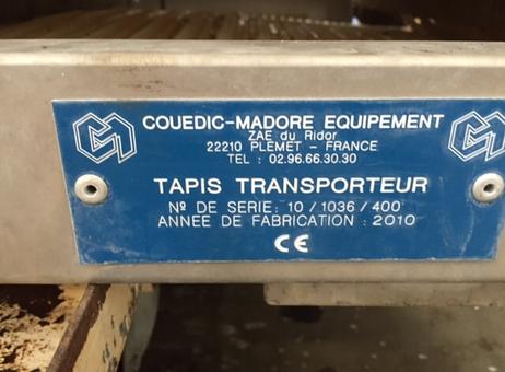 Couédic-Madoré White offal belt conveyor P260702060