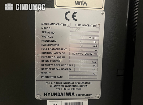 Hyundai Wia F500 P260703132