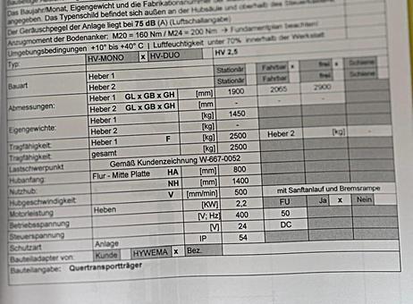 HYWEMA HV 2,5 Mono P260708205