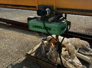 3-metric-ton overhead crane with VERLINDE hoist (model not specified)