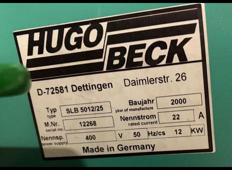 HUGO BECK FLEXO 500 / SLB 5012/25 P260718005