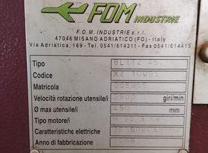 Fom industrie Blitz 2a Saw for metal
