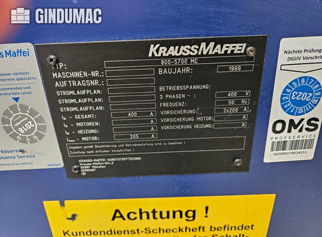 Krauss Maffei KM800-5700 MC P260723200