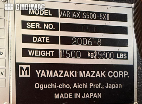 Mazak VARIAXIS I 500  P260727014