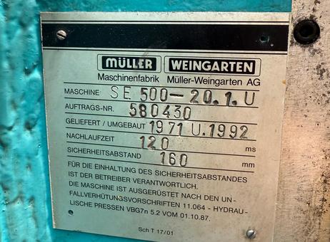 MÜLLER-WEINGART 500T P260727117