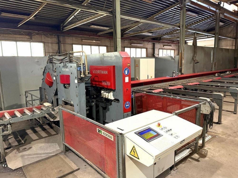 Online auction of machinery and equipment from a steel fabrication company