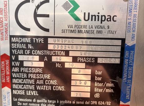 Romaco Unipac Silver 160 P260801206