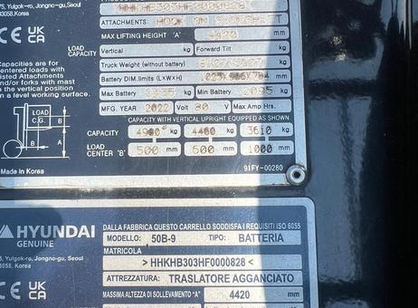 HYUNDAI 50-B9 P260805047