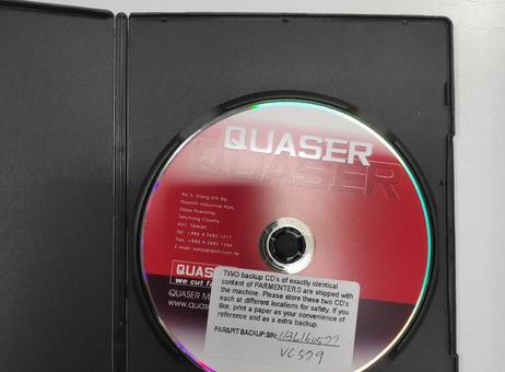 Quaser machine tools, INC MV204P/9B P260807017