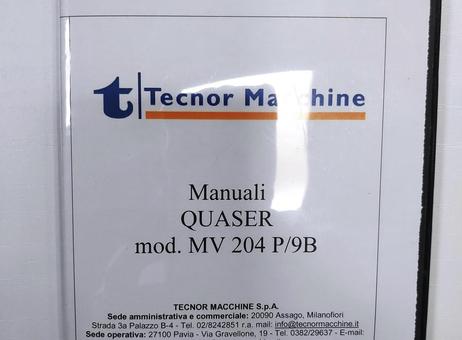 Quaser machine tools, INC MV204P/9B P260807017