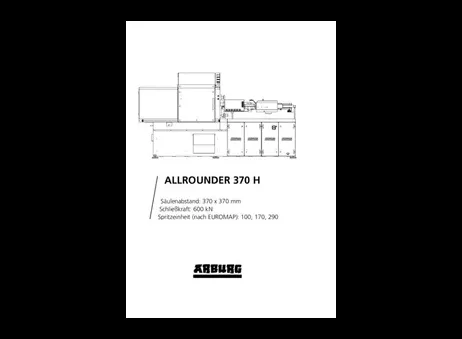 ARBURG A 370 H 600-170 Integralpicker V P260821333