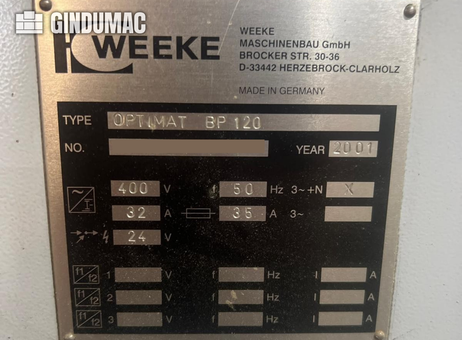 Weeke OPTIMAT BP 120 P260826163